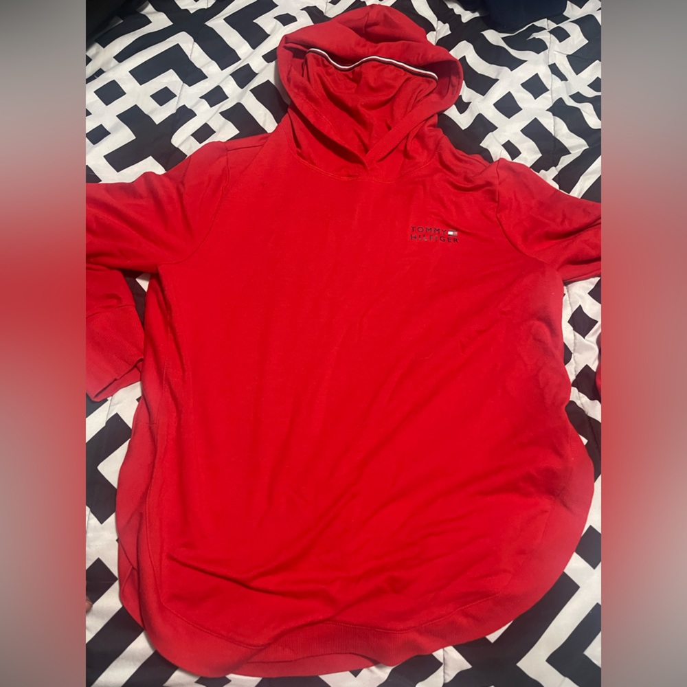 Red Tommy Hilfiger jacket
